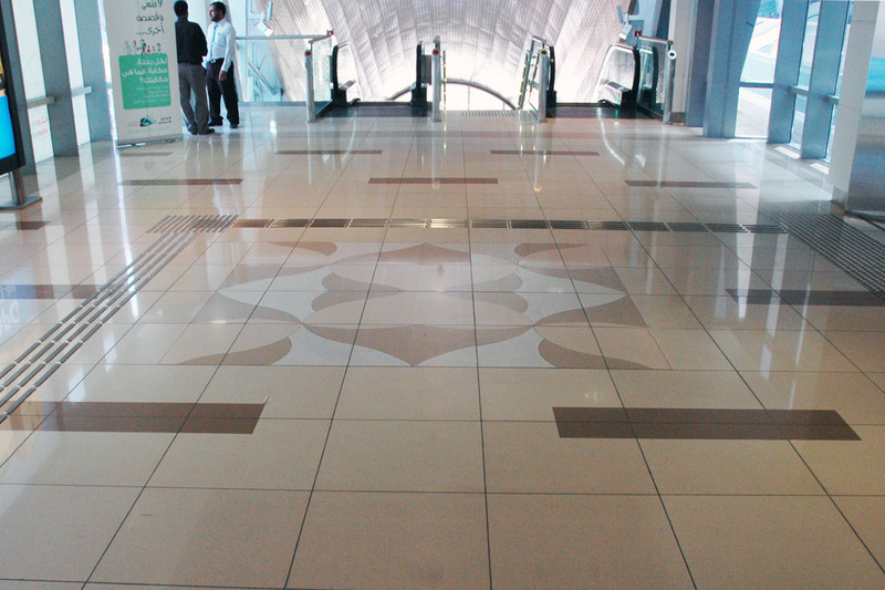 Burj Khalifa Metro Station - Dubai, UAE | Santamargherita Flooring